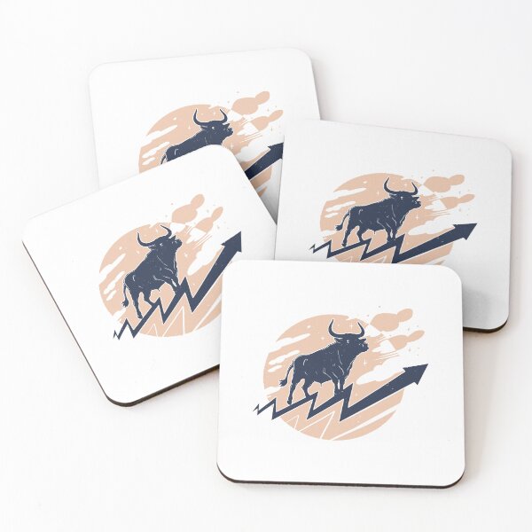 Item preview, bull stock market designed and sold by DerSenat.