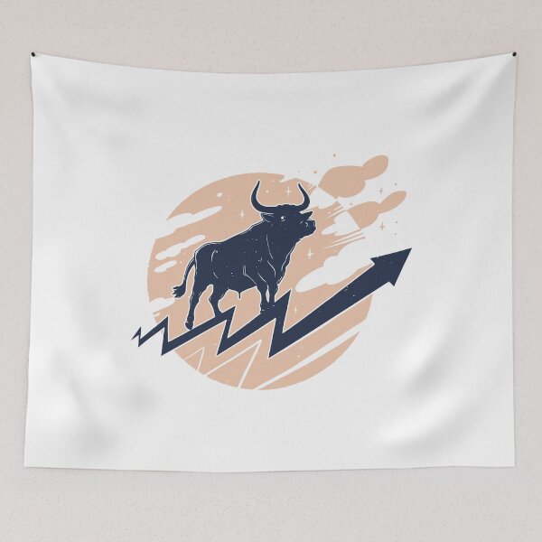 Item preview, bull stock market designed and sold by DerSenat.