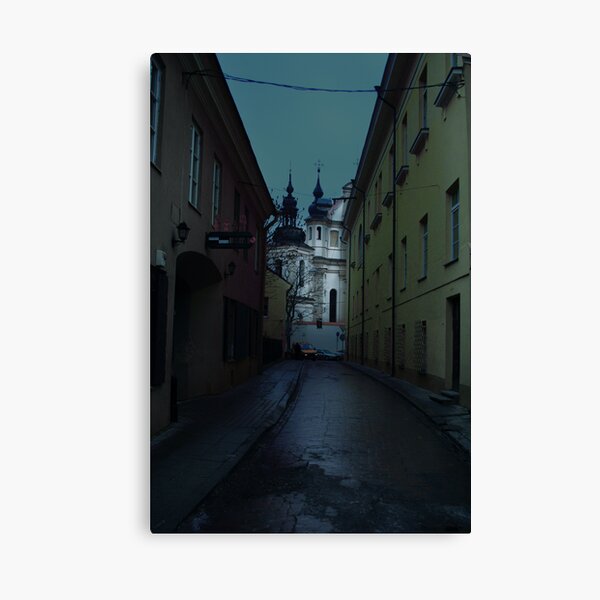Old Street in Vilnius Canvas Print