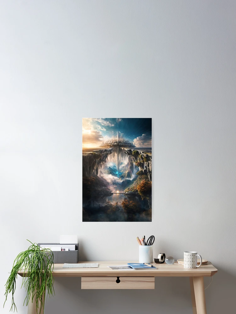 Thumbnail 2 of 3, Poster, Fantasy world designed and sold by ROKANDESIGNART.