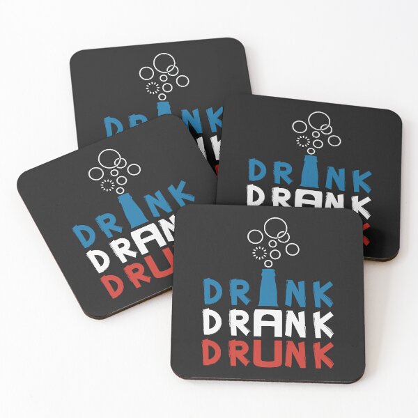 Item preview, Copy of Drink Drank Drunk Drinking with Bubble  designed and sold by activlifewear.