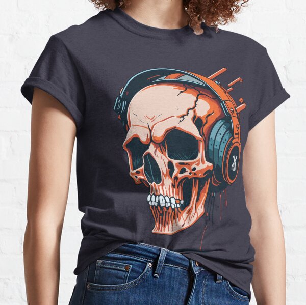 Ladies Long Sleeve Skull Candy Jersey