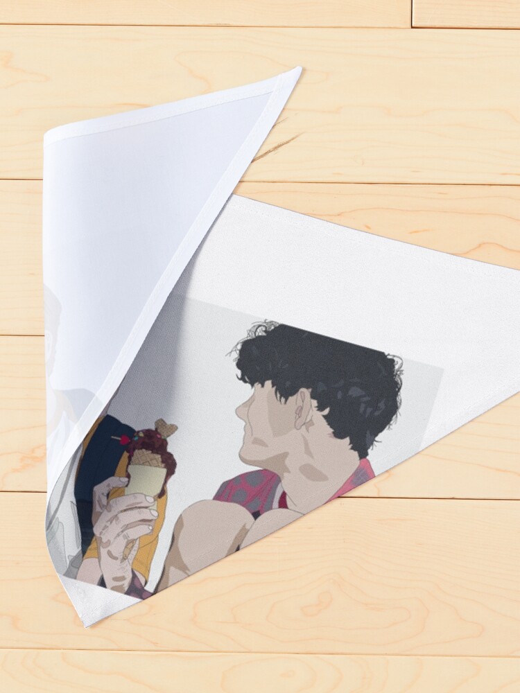 Thumbnail 4 of 6, Pet Bandana, Nick and Charlie with ice cream designed and sold by prettyodd04.