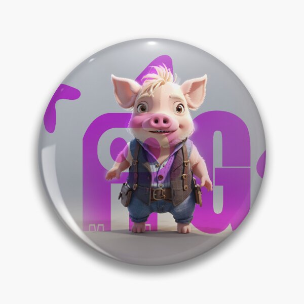 Item preview, Pigcute Sticker designed and sold by Darkzard.