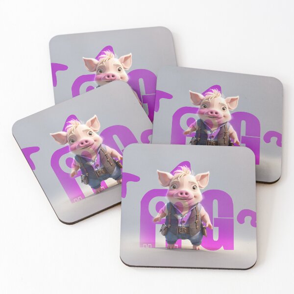 Item preview, Pigcute Sticker designed and sold by Darkzard.