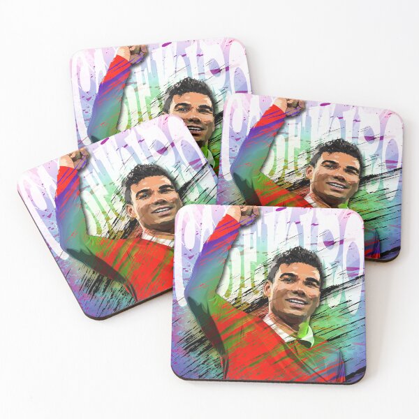 Item preview, Man Utd Casemiro Abstract Illustration Colorful Art Portrait designed and sold by VibesAndVision.