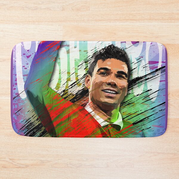 Item preview, Man Utd Casemiro Abstract Illustration Colorful Art Portrait designed and sold by VibesAndVision.