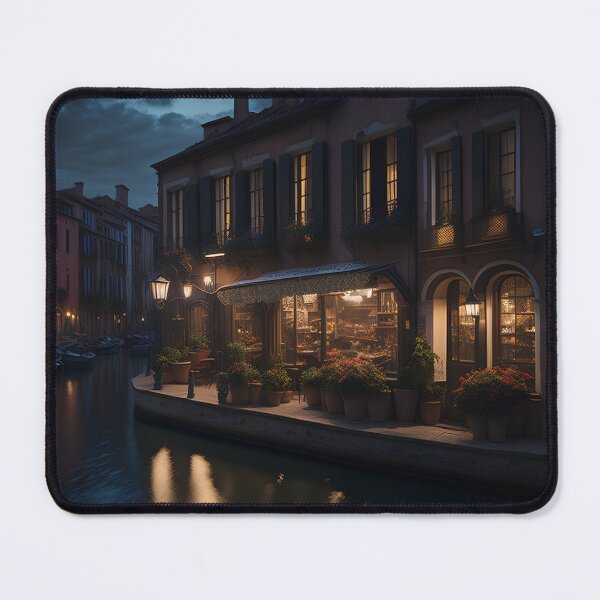 Item preview, La Dolce Vita: Tranquil Moments by an Italian Canal Cafe designed and sold by BlareBlare.