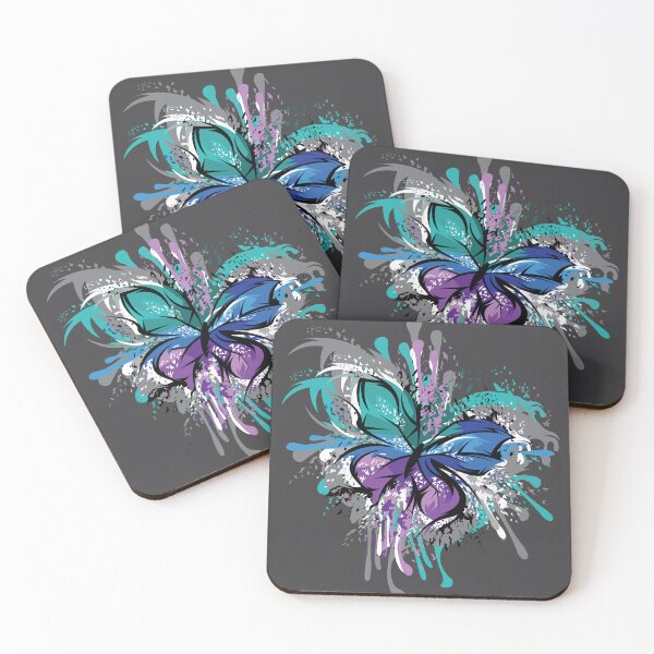 Item preview, Butterflies Abstract butterfly explosion art colors gradient illustration designed and sold by AndreMi.