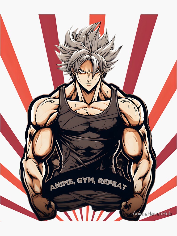 Gym anime Warrior Workout' Unisex Tri-Blend T-Shirt | Spreadshirt