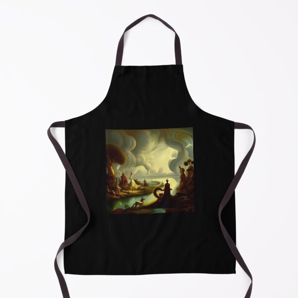Item preview, Fantasy Painting 6 - Village Landscape designed and sold by CrankyOldDude.