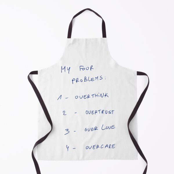Item preview, My Four Problems: 1 - Overthink 2 - Overtrust 3 - Over love 4 - Overcare designed and sold by DreamersSoul.