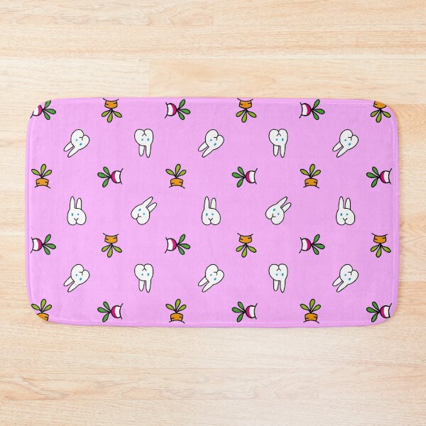 Item preview, Rabbits, carrots and turnips - Pink designed and sold by idjy.