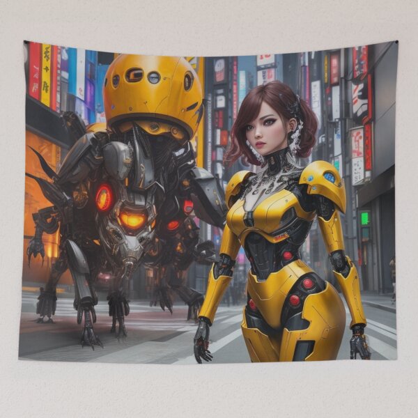 Item preview, Robot woman, robot insect designed and sold by jsebouvi.