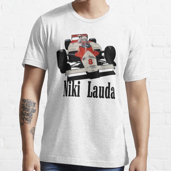 1975 F 312T F1 Niki Lauda Vintage Formula 1 T-Shirt 100% Soft Cotton Ferrari