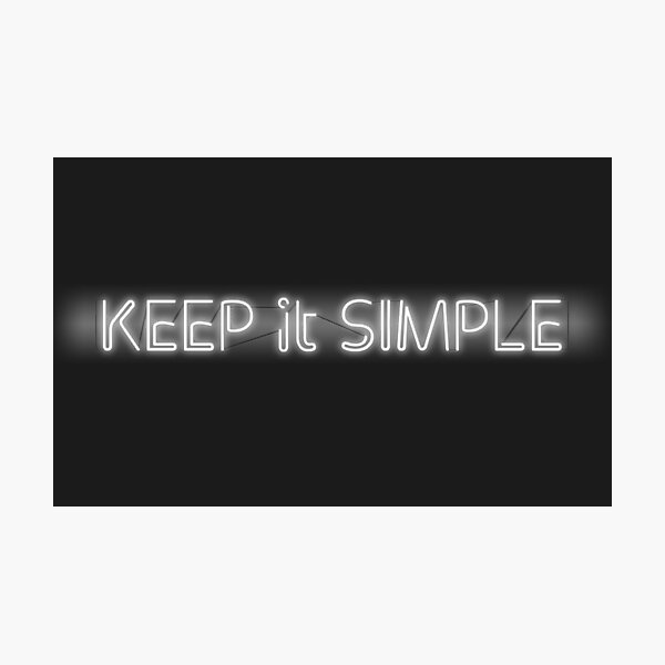 Item preview, keep it simple designed and sold by Anna Aquino.