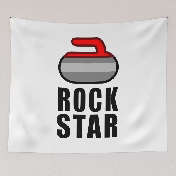 Item preview, Rock Star Curling Stone designed and sold by retrographics.
