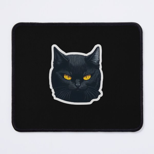 Item preview, Angry black cat designed and sold by MGArtiste.