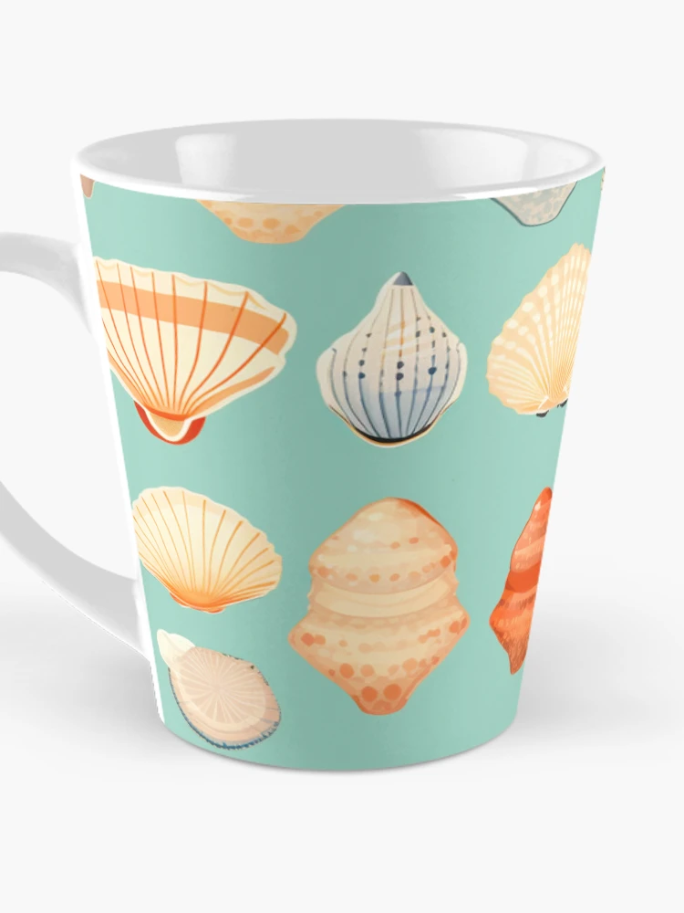 Thumbnail 3 of 4, Coffee Mug, Shells shells shells designed and sold by DiveIntoDesigns.