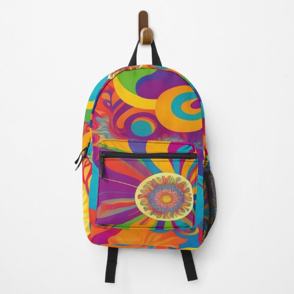 Item preview, Flower Power Colourful Flower Pattern designed and sold by druidwolfart.