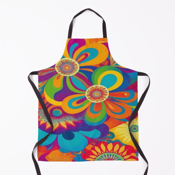 Item preview, Flower Power Colourful Flower Pattern designed and sold by druidwolfart.