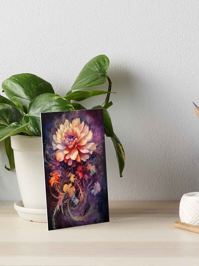 Sticker for Sale mit Tanzende Blume von Art Dream Studio