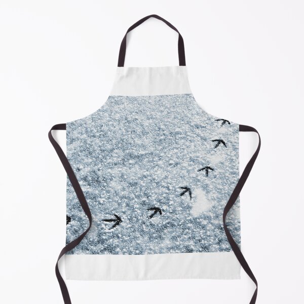 Item preview, Birds footprints snow on a frozen lake designed and sold by bailey-cooper.