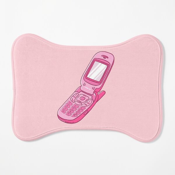 Y2k pink flip phone design | Art Board Print