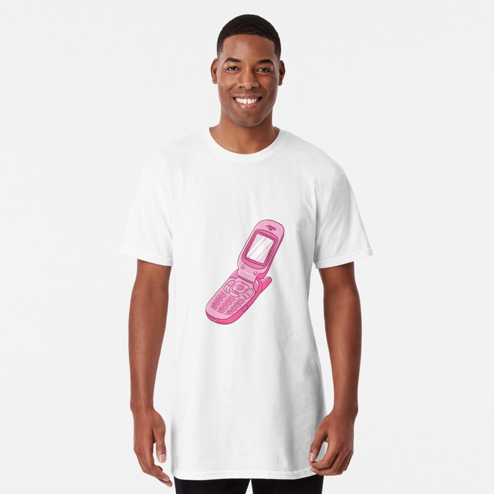 Y2k pink flip phone design | Art Board Print