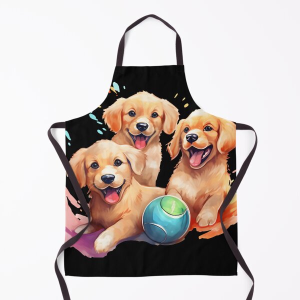 Item preview, Golden Retriever Puppy's Playing with Balls designed and sold by ARTficiallyAnon.