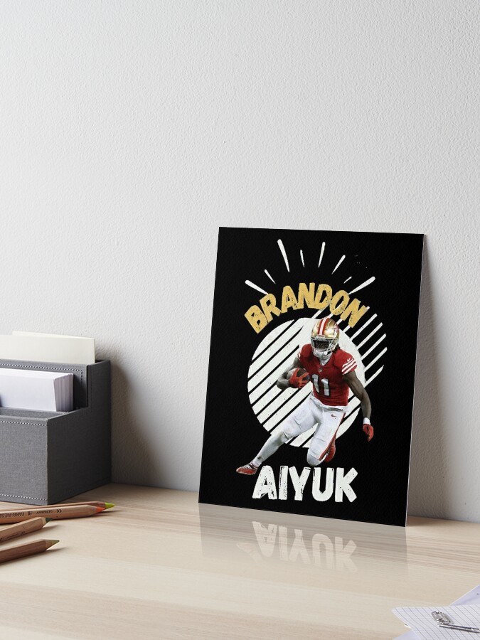 Brandon Aiyuk Football Edit Tapestries 49ers - Brandon Aiyuk - Posters and  Art Prints