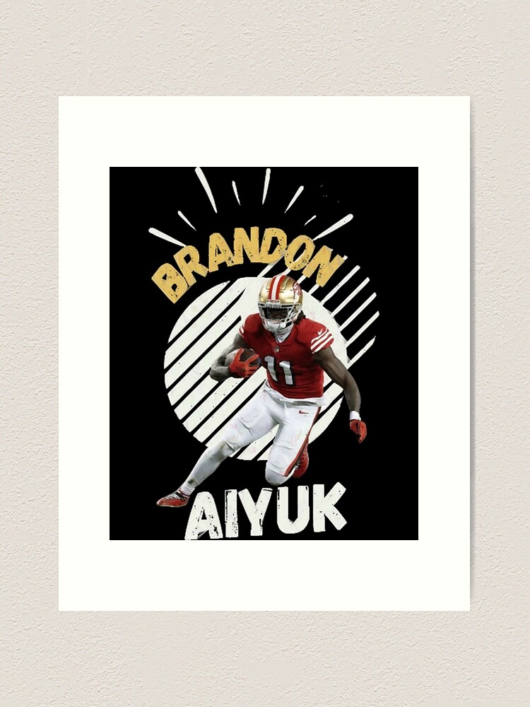 Brandon Aiyuk Poster San Francisco 49ers NFL Sports Print 