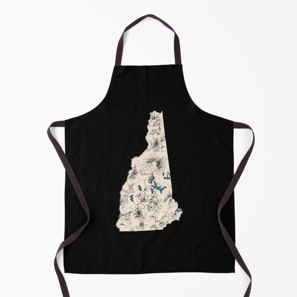 Item preview, New Hampshire Vintage Picture Map designed and sold by Dar-rinWitmer.