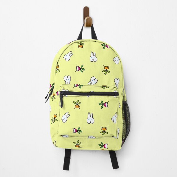 Item preview, Rabbits, carrots and turnips - Yellow designed and sold by idjy.