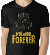 Wakanda Forever Men's V-Neck T-Shirt
