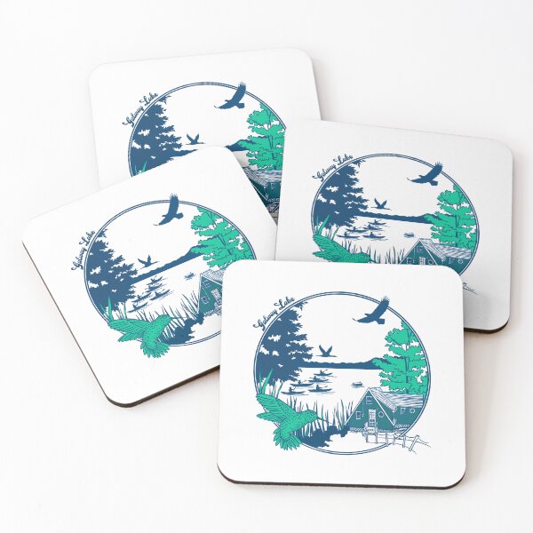 Item preview, Galway Lake with Cursive lettering, 2 colors designed and sold by Dar-rinWitmer.