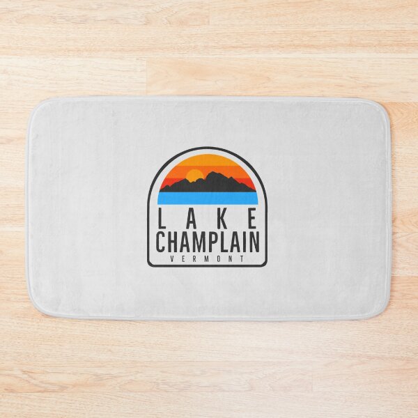 Item preview, Lake Champlain Vermont Vintage Retro Adventure Fishing, Skiing Mountains designed and sold by Dar-rinWitmer.