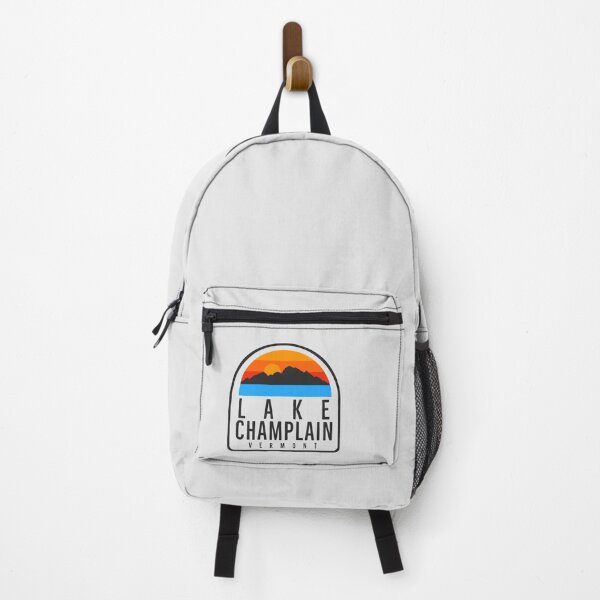 Item preview, Lake Champlain Vermont Vintage Retro Adventure Fishing, Skiing Mountains designed and sold by Dar-rinWitmer.