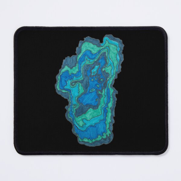Item preview, Lake Tahoe topographic map designed and sold by Dar-rinWitmer.