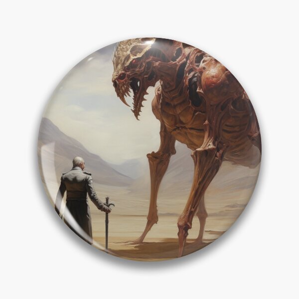 Item preview, knight confronting an otherworldly creature image #1 designed and sold by Demonik-Art.
