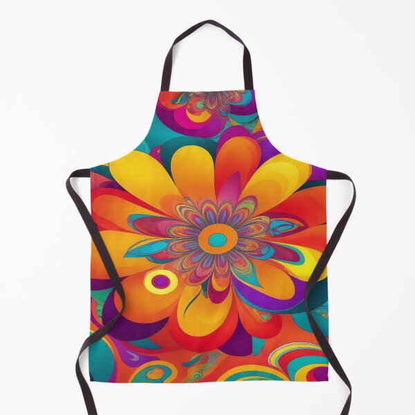 Item preview, Flower Power Colourful Flower Pattern designed and sold by druidwolfart.