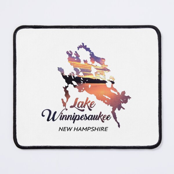 Item preview, Lake Winnipesaukee Sunset Lake Map designed and sold by Dar-rinWitmer.
