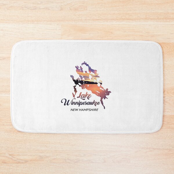 Item preview, Lake Winnipesaukee Sunset Lake Map designed and sold by Dar-rinWitmer.