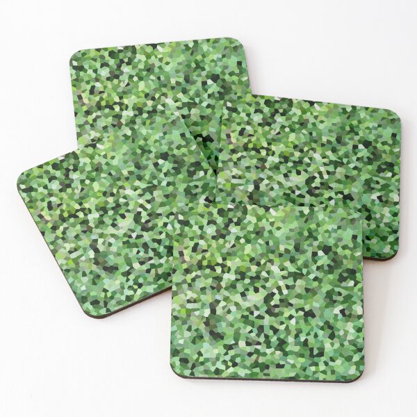 Item preview, Green Grass Mosaic Pattern designed and sold by jenmountainen.