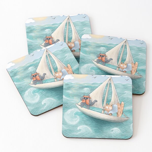Item preview, Sailing Kitties designed and sold by Julia Sol.
