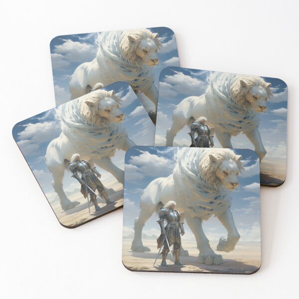 Item preview, knight confronting an otherworldly creature image #2 designed and sold by Demonik-Art.