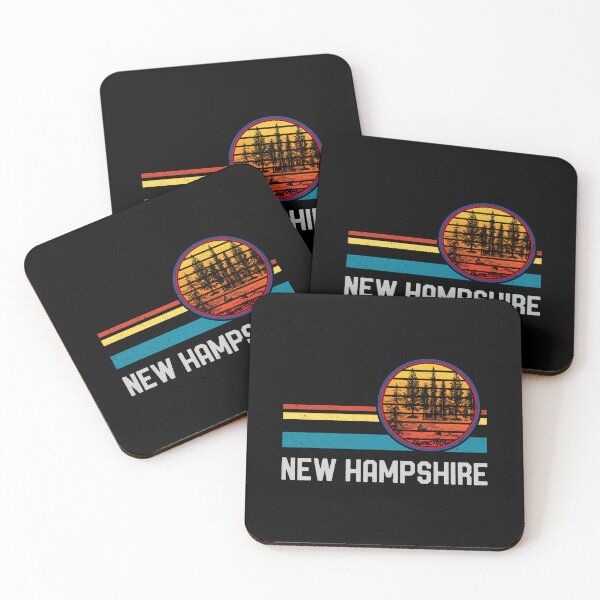 Item preview, Vintage Retro New Hampshire 80s 70s Lake Pine Forest Sunset designed and sold by Dar-rinWitmer.