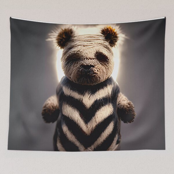 Item preview, "Teddy Zebra: When the Plush Goes Wild" designed and sold by Art-Vortex-fr.