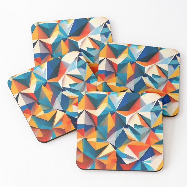 Item preview, Surreal Triangle Dreams - Geometric Patterns in Enigmatic Elegance designed and sold by Freak-Scene.