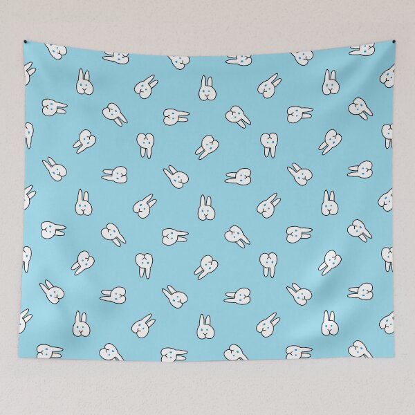 Item preview, White Rabbits - Blue designed and sold by idjy.